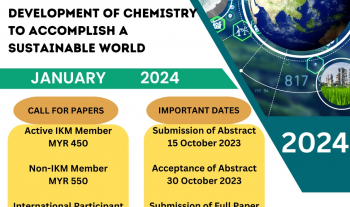 Abstract Submission Deadline is Extended to 15th November 2023- [SCOPUS indexed Journal]- 4th IKMPB Online Symposium 2024 on 